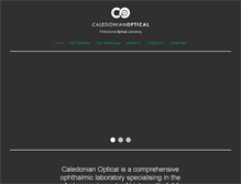 Tablet Screenshot of caledonianoptical.com
